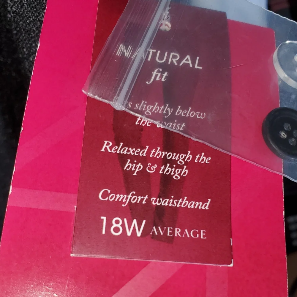 212 Collection Charcoal Tweed Dress Pants Size 18W - Picture 7 of 16